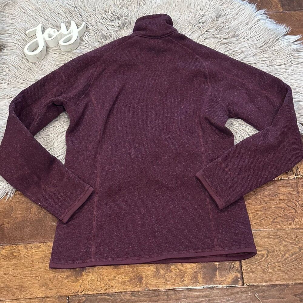 Patagonia Womens Better Sweater 1/4-Zip Dark Currant Size Medium Style 25617 - Picture 3 of 5